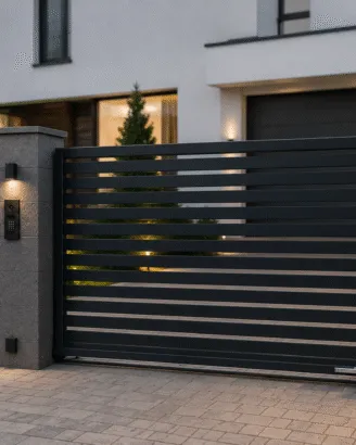 Realizace - LOMAX Teplice | Garážová vrata, brány a stínicí technika