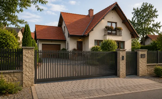 Brány, branky a pohony - LOMAX Teplice | Garážová vrata, brány a stínicí technika